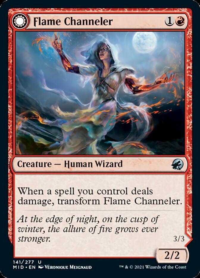 Flame Channeler // Embodiment of Flame [Innistrad: Midnight Hunt] | North Game Den