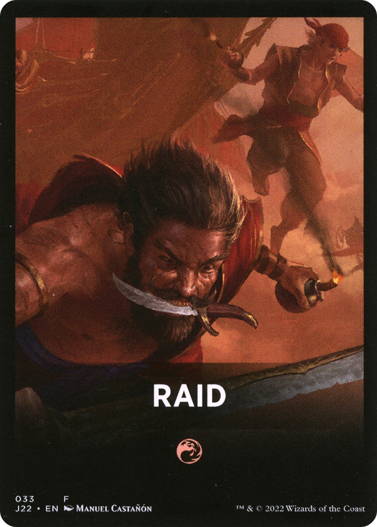 Raid Theme Card [Jumpstart 2022 Front Cards] | North Game Den