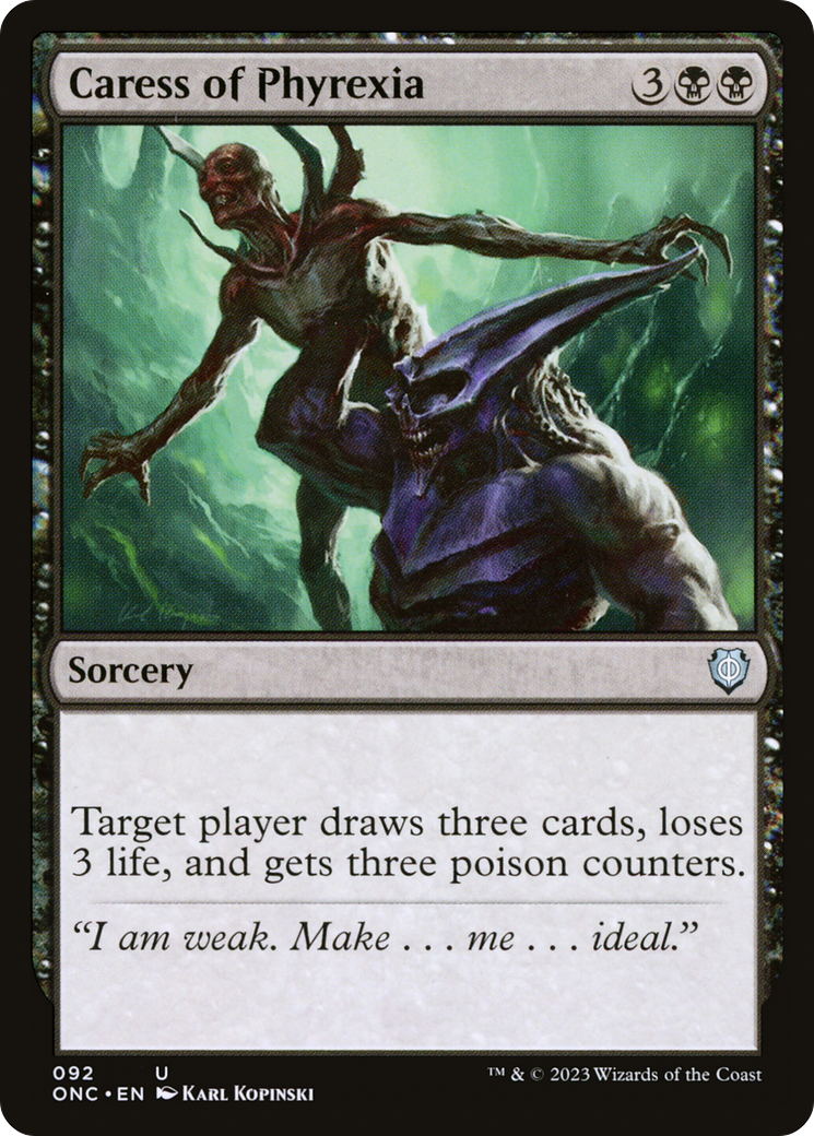 Caress of Phyrexia [Phyrexia: All Will Be One Commander] | North Game Den