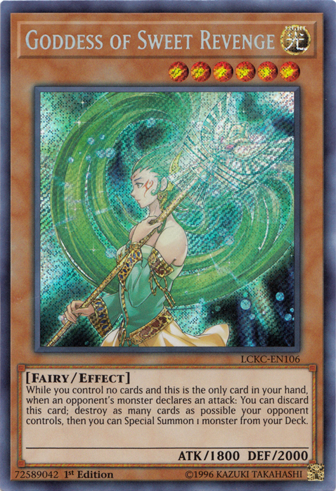 Goddess of Sweet Revenge [LCKC-EN106] Secret Rare | North Game Den