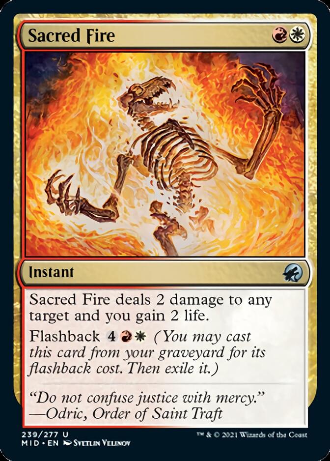 Sacred Fire [Innistrad: Midnight Hunt] | North Game Den