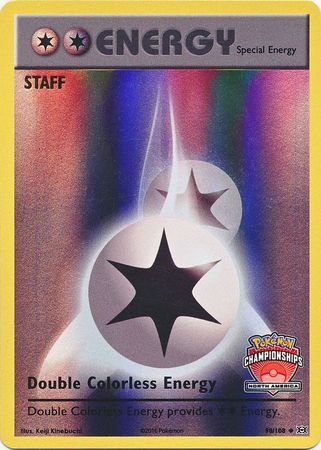 Double Colorless Energy (90/108) (NA Championship Promo Staff) [XY: Evolutions] | North Game Den