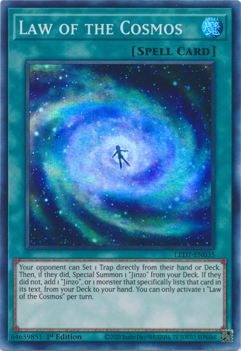 Law of the Cosmos [LED7-EN035] Super Rare | North Game Den