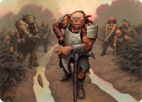 Hobgoblin Bandit Lord Art Card [Dungeons & Dragons: Adventures in the Forgotten Realms Art Series] | North Game Den