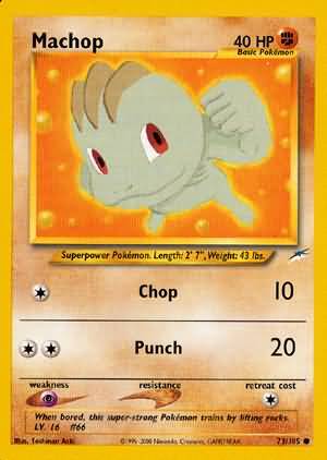 Machop (73/105) [Neo Destiny Unlimited] | North Game Den