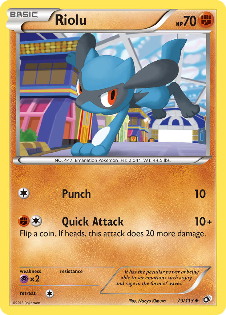 Riolu (79/113) [Black & White: Legendary Treasures] | North Game Den