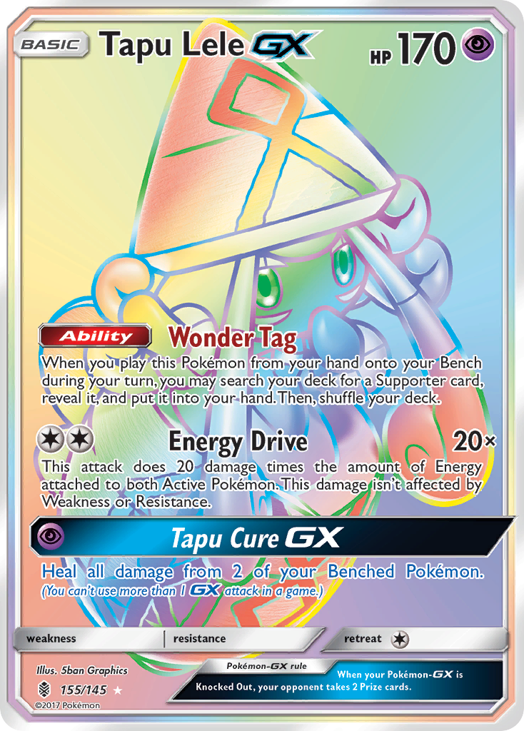 Tapu Lele GX (155/145) [Sun & Moon: Guardians Rising] | North Game Den