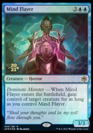 Mind Flayer [Dungeons & Dragons: Adventures in the Forgotten Realms Prerelease Promos] | North Game Den