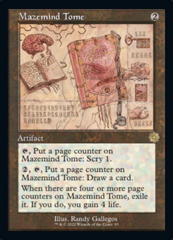 Mazemind Tome (Retro Schematic) [The Brothers' War Retro Artifacts] | North Game Den