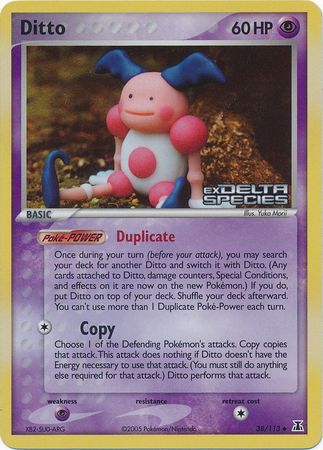 Ditto (38/113) (Stamped) [EX: Delta Species] | North Game Den