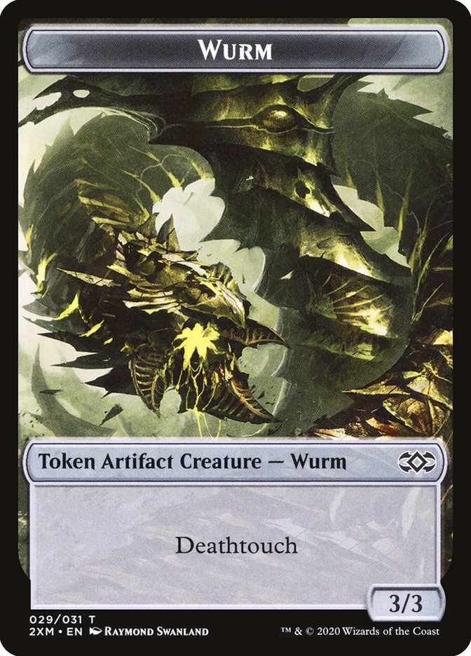 Wurm (029/031) [Double Masters Tokens] | North Game Den