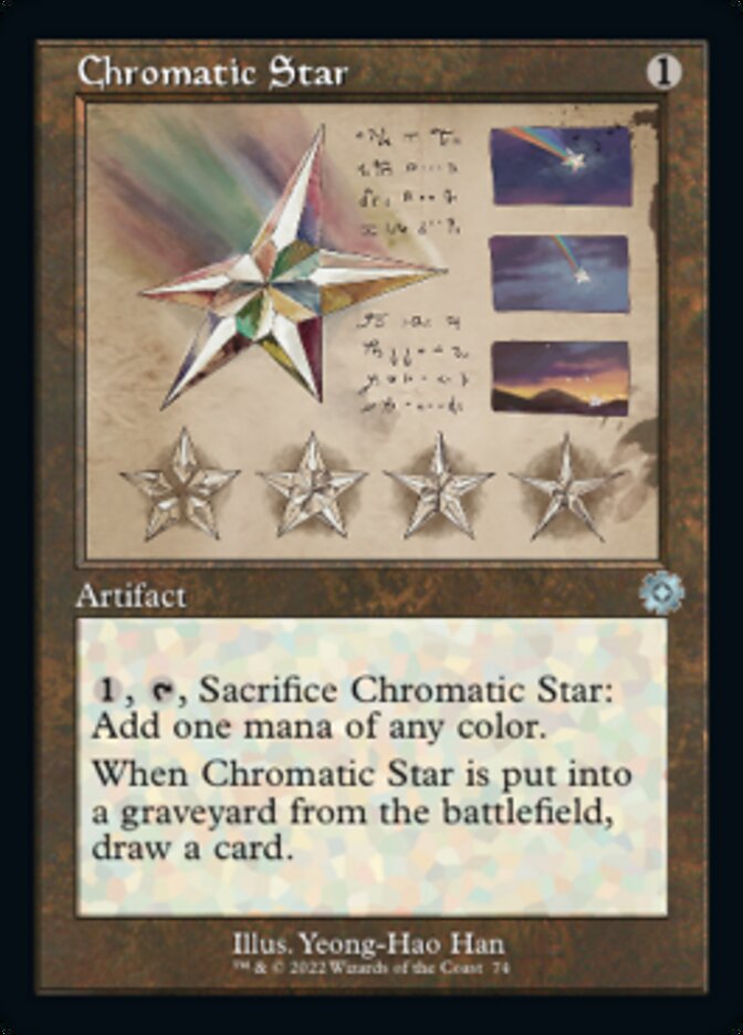 Chromatic Star (Retro Schematic) [The Brothers' War Retro Artifacts] | North Game Den