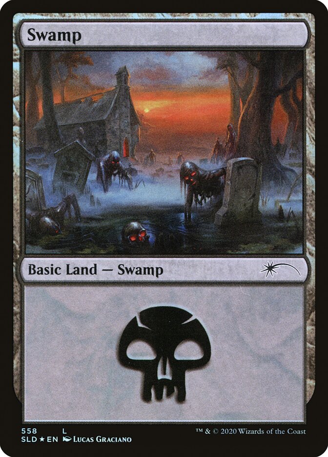 Swamp (Reanimated) (558) [Secret Lair Drop Promos] | North Game Den