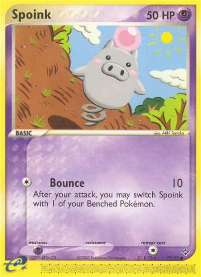 Spoink (73/97) [EX: Dragon] | North Game Den