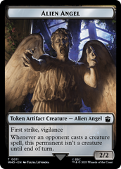 Alien Angel // Food (0025) Double-Sided Token [Doctor Who Tokens] | North Game Den