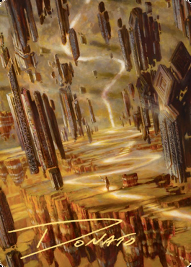 Brightclimb Pathway Art Card (Gold-Stamped Signature) [Zendikar Rising Art Series] | North Game Den