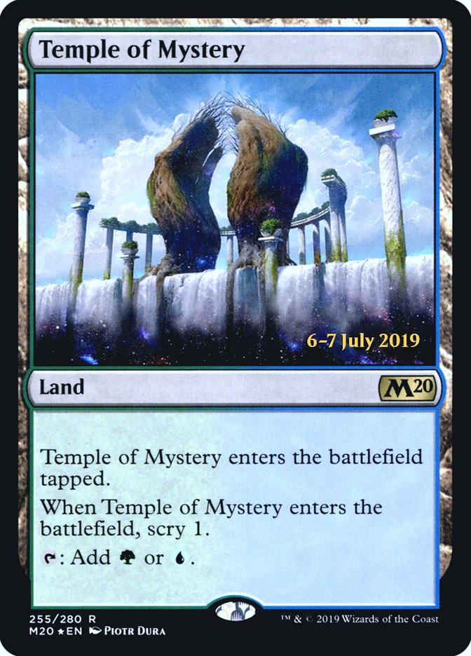 Temple of Mystery  [Core Set 2020 Prerelease Promos] | North Game Den