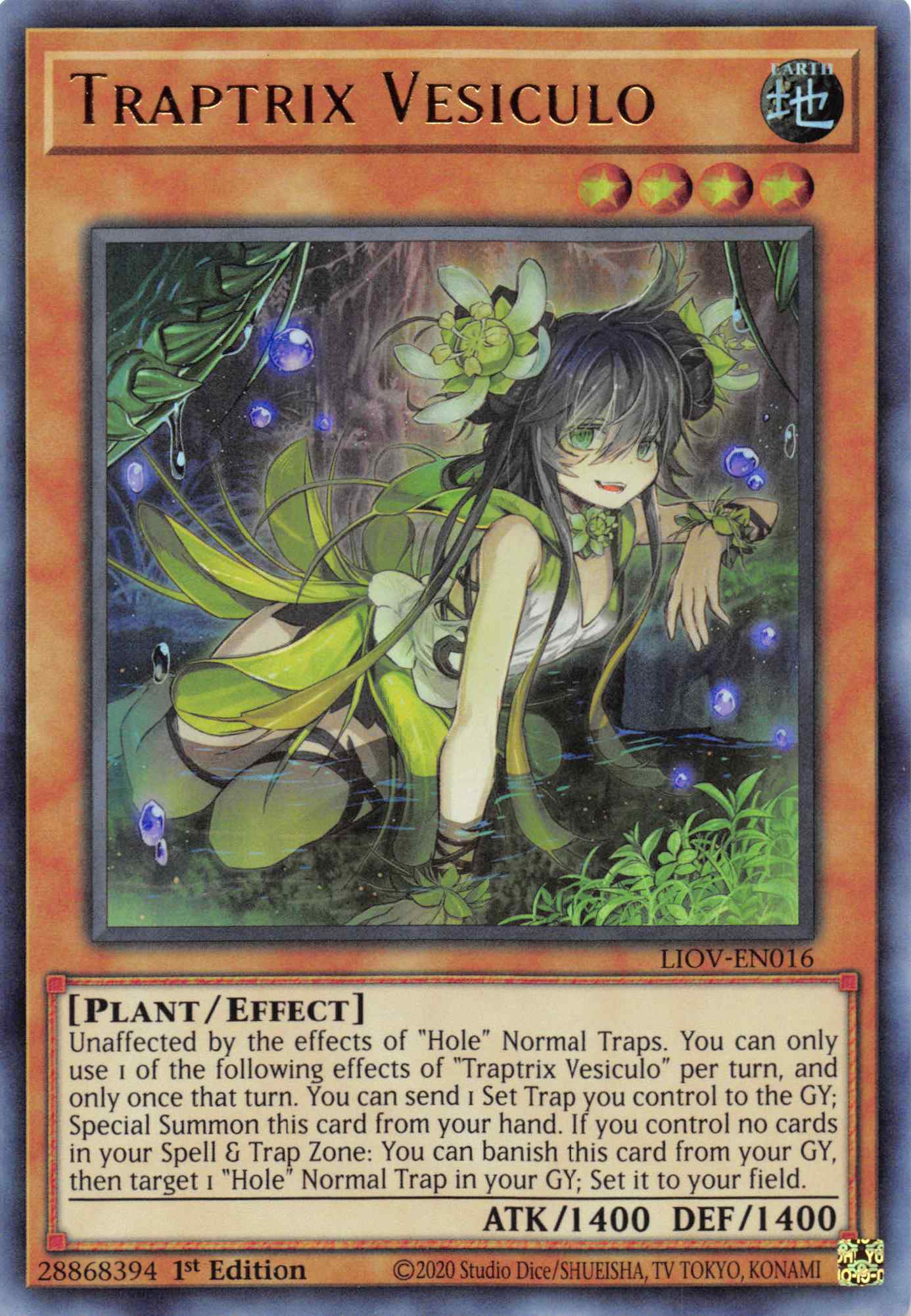 Traptrix Vesiculo [LIOV-EN016] Ultra Rare | North Game Den