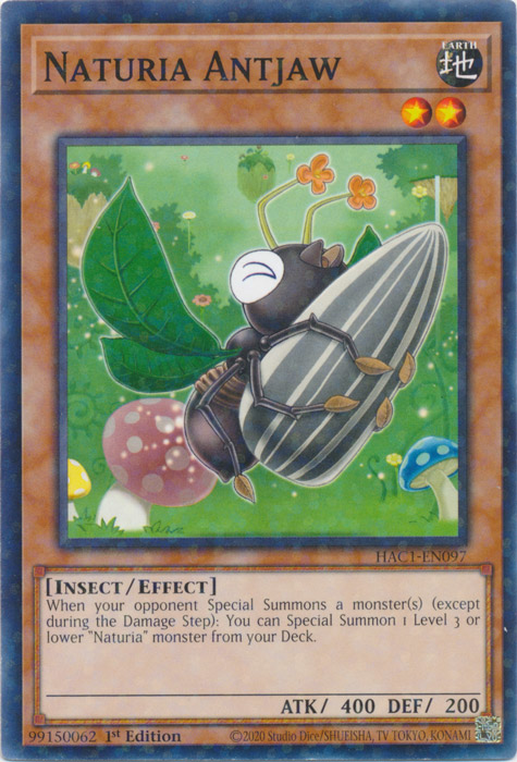 Naturia Antjaw (Duel Terminal) [HAC1-EN097] Common | North Game Den