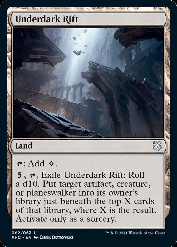 Underdark Rift [Dungeons & Dragons: Adventures in the Forgotten Realms Commander] | North Game Den
