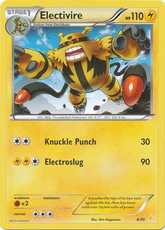 Electivire (4/30) [XY: Trainer Kit 3 - Pikachu Libre] | North Game Den