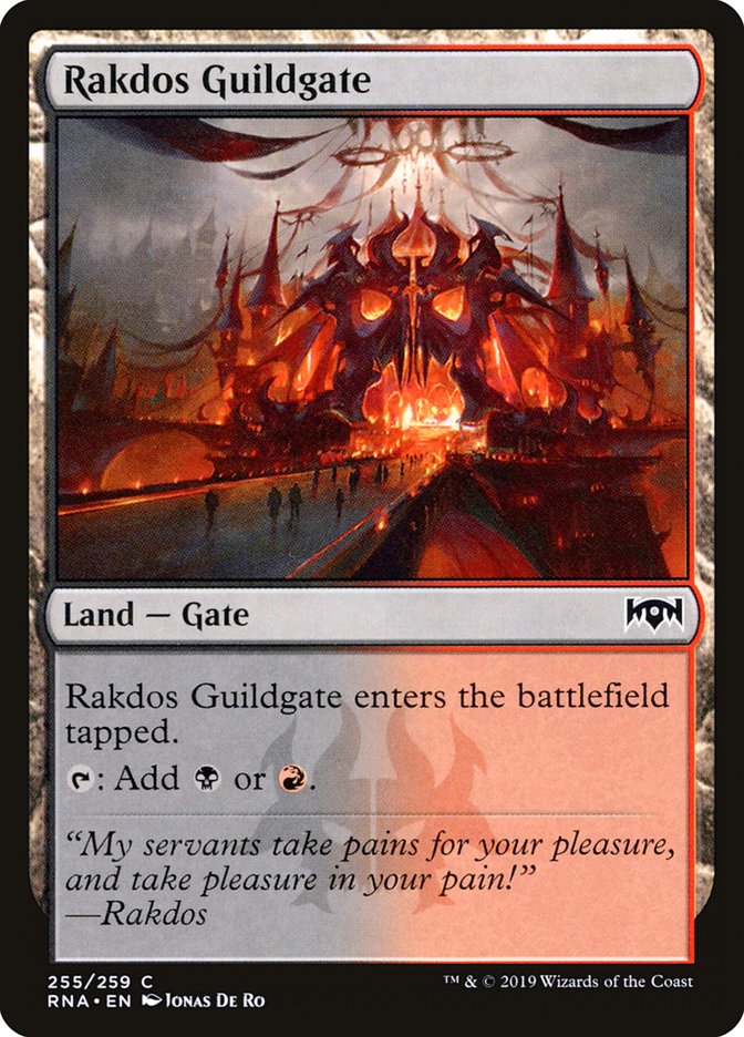 Rakdos Guildgate (255/259) [Ravnica Allegiance] | North Game Den