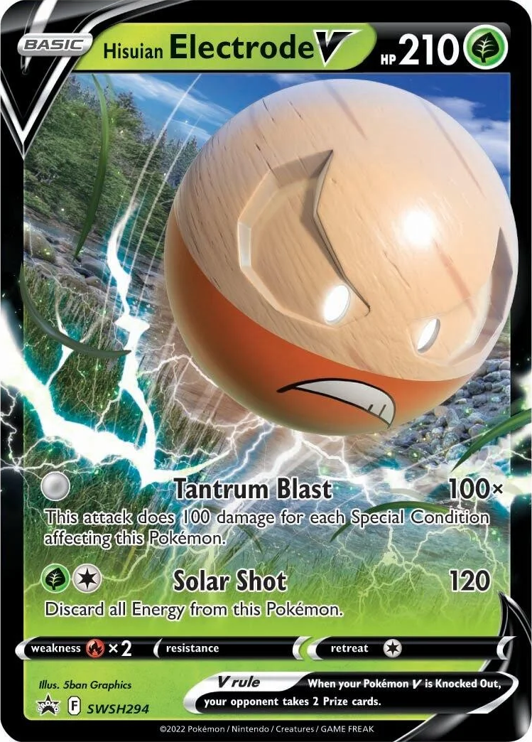 Hisuian Electrode V (SWSH294) [Sword & Shield: Black Star Promos] | North Game Den