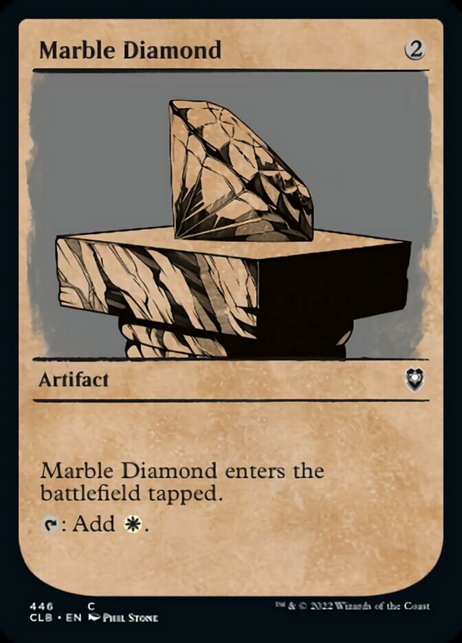 Marble Diamond (Showcase) [Commander Legends: Battle for Baldur's Gate] | North Game Den