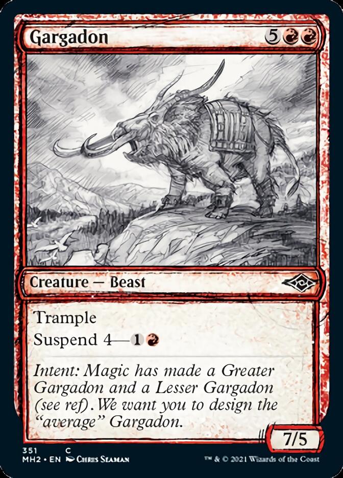 Gargadon (Sketch) [Modern Horizons 2] | North Game Den