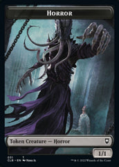 Horror // Centaur Double-sided Token [Commander Legends: Battle for Baldur's Gate Tokens] | North Game Den