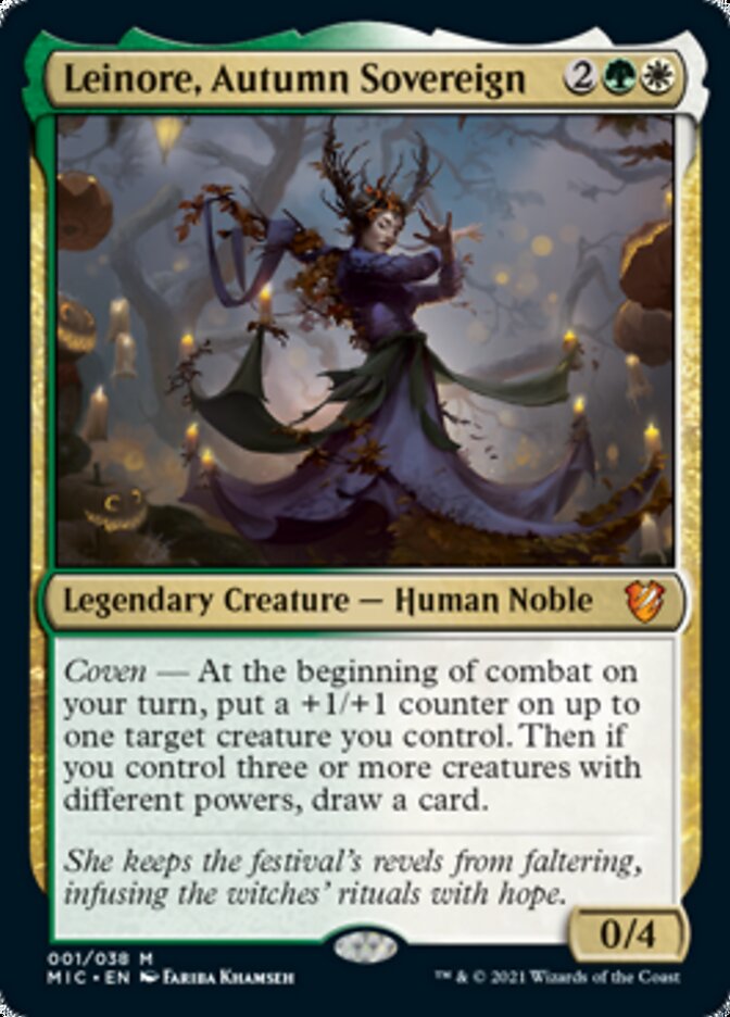 Leinore, Autumn Sovereign (Display Commander) [Innistrad: Midnight Hunt Commander] | North Game Den