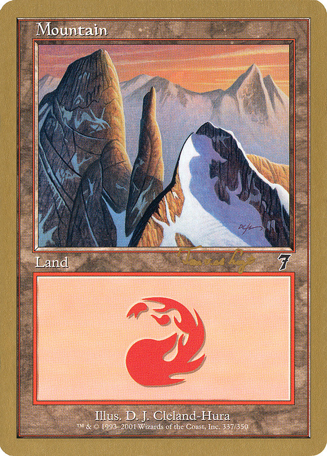 Mountain (337) (Tom van de Logt) [World Championship Decks 2001] | North Game Den