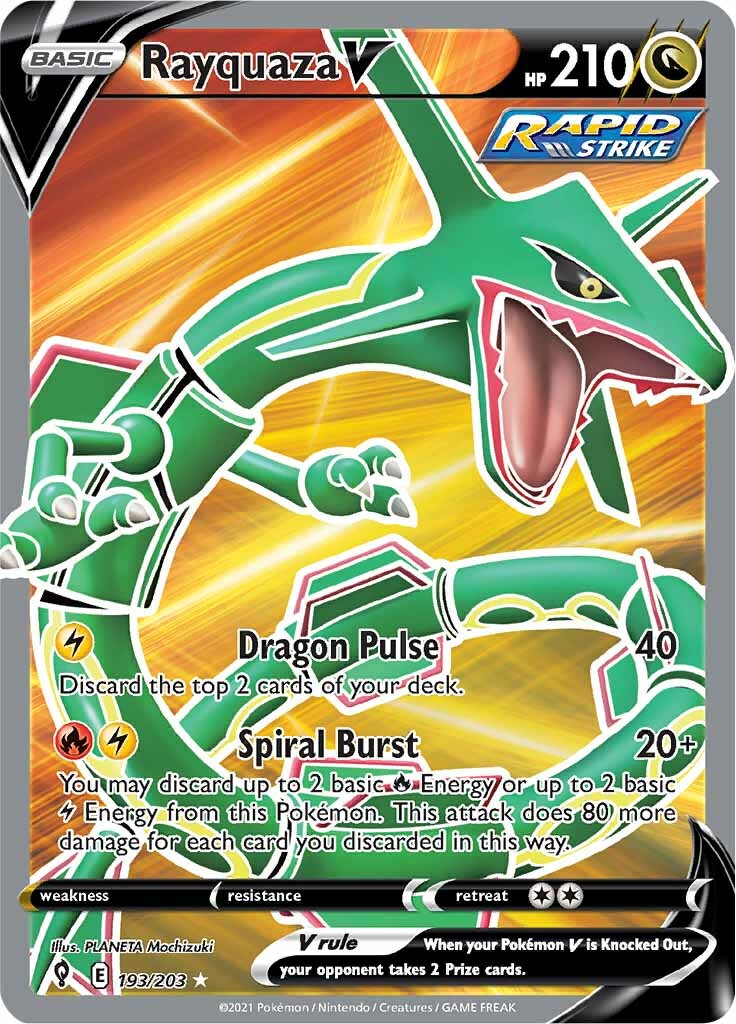 Rayquaza V (193/203) [Sword & Shield: Evolving Skies] | North Game Den