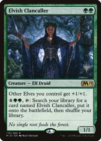 Elvish Clancaller [Core Set 2019 Promos] | North Game Den