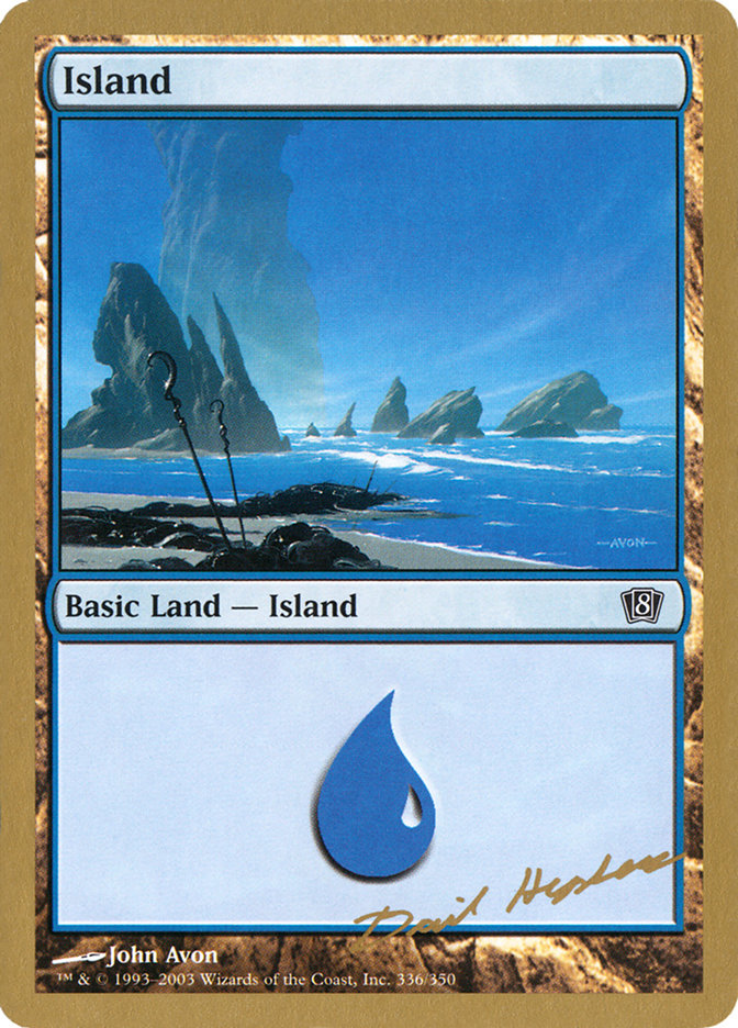 Island (dh336) (Dave Humpherys) [World Championship Decks 2003] | North Game Den