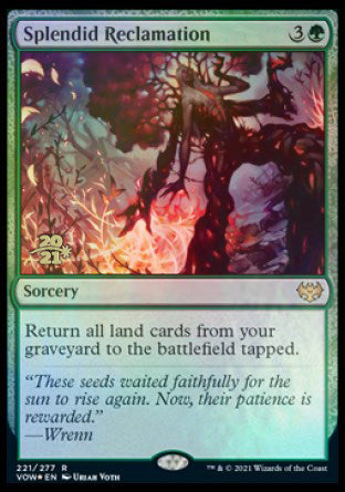 Splendid Reclamation [Innistrad: Crimson Vow Prerelease Promos] | North Game Den