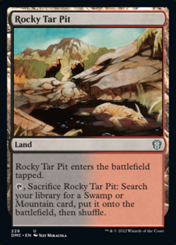 Rocky Tar Pit [Dominaria United Commander] | North Game Den