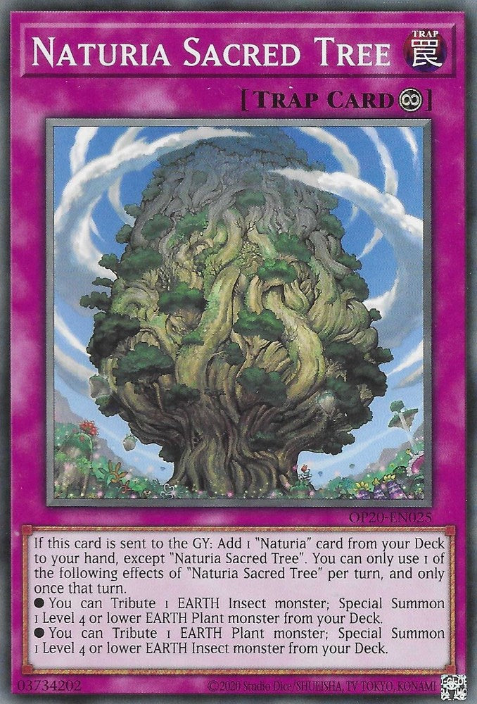 Naturia Sacred Tree [OP20-EN025] Common | North Game Den