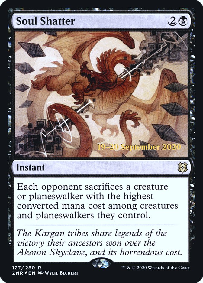 Soul Shatter  [Zendikar Rising Prerelease Promos] | North Game Den