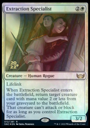 Extraction Specialist [Streets of New Capenna Prerelease Promos] | North Game Den