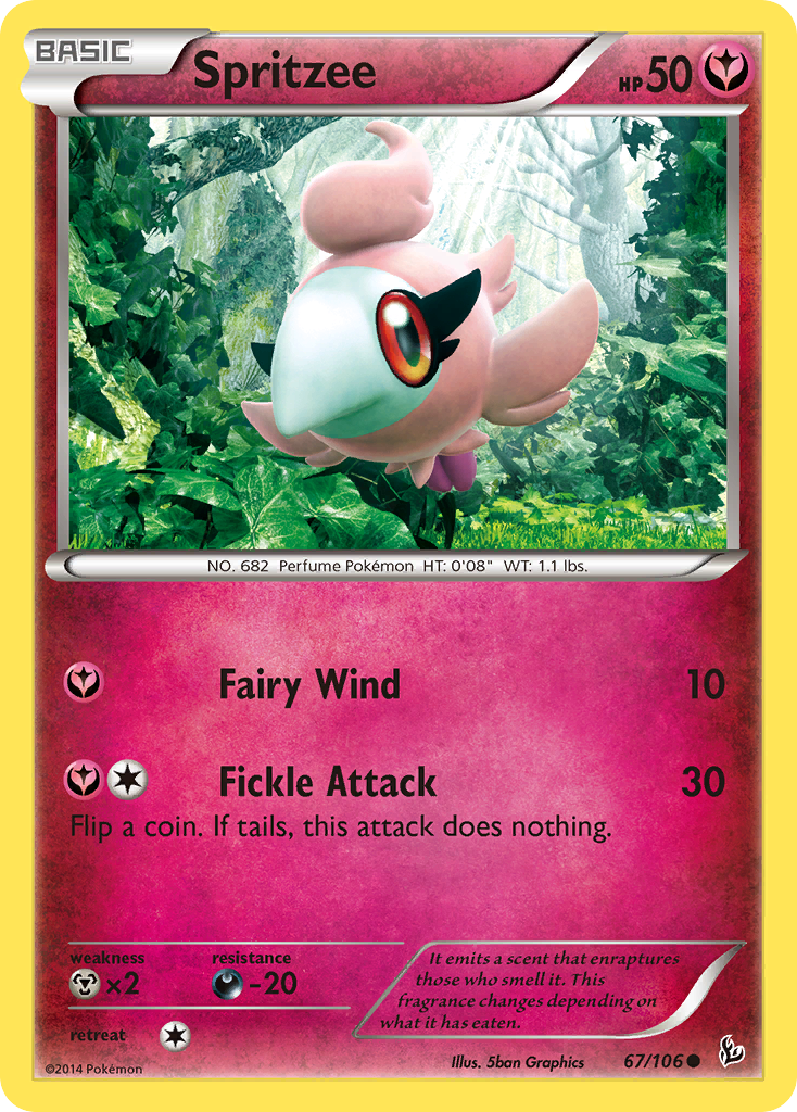 Spritzee (67/106) [XY: Flashfire] | North Game Den