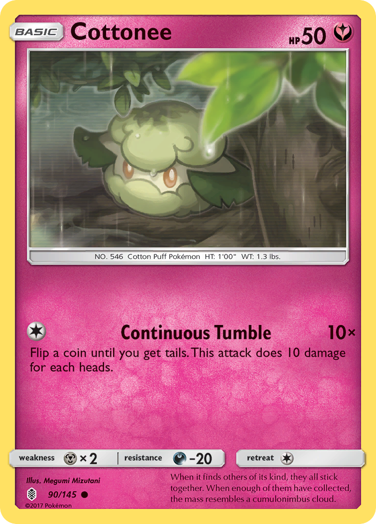 Cottonee (90/145) [Sun & Moon: Guardians Rising] | North Game Den