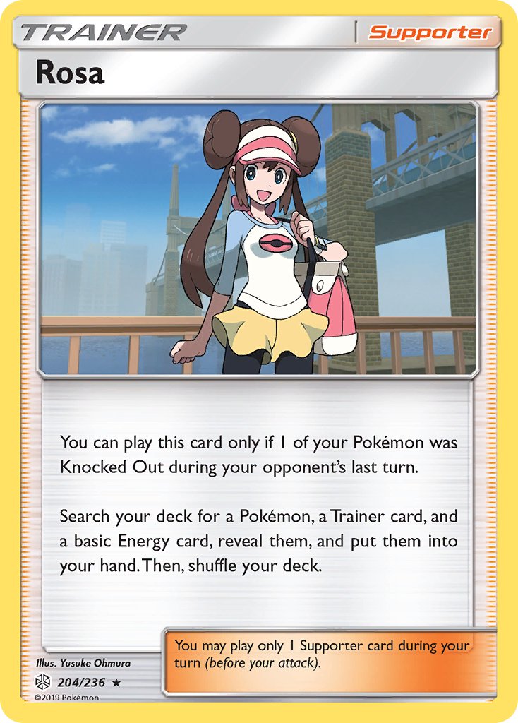 Rosa (204/236) (Theme Deck Exclusive) [Sun & Moon: Cosmic Eclipse] | North Game Den