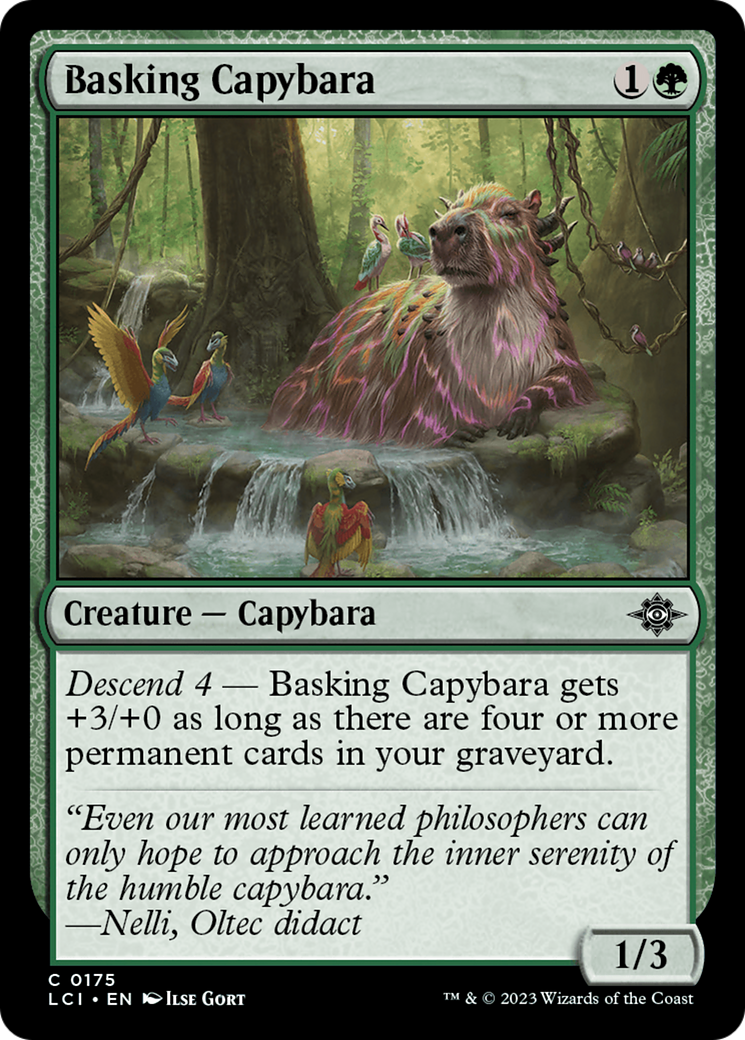 Basking Capybara [The Lost Caverns of Ixalan] | North Game Den