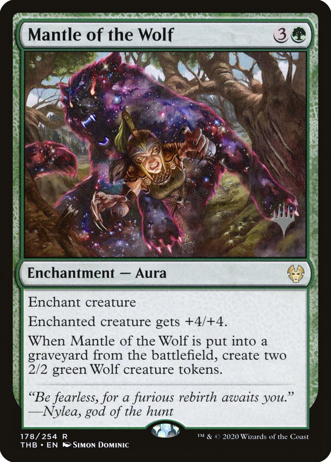 Mantle of the Wolf (Promo Pack) [Theros Beyond Death Promos] | North Game Den