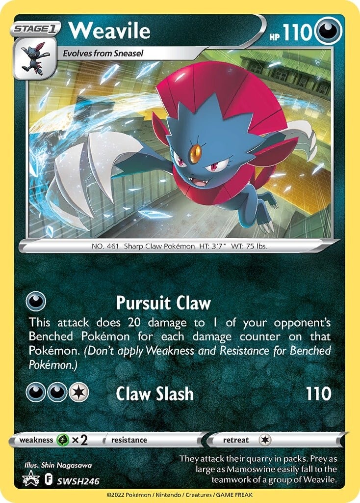 Weavile (SWSH246) [Sword & Shield: Black Star Promos] | North Game Den