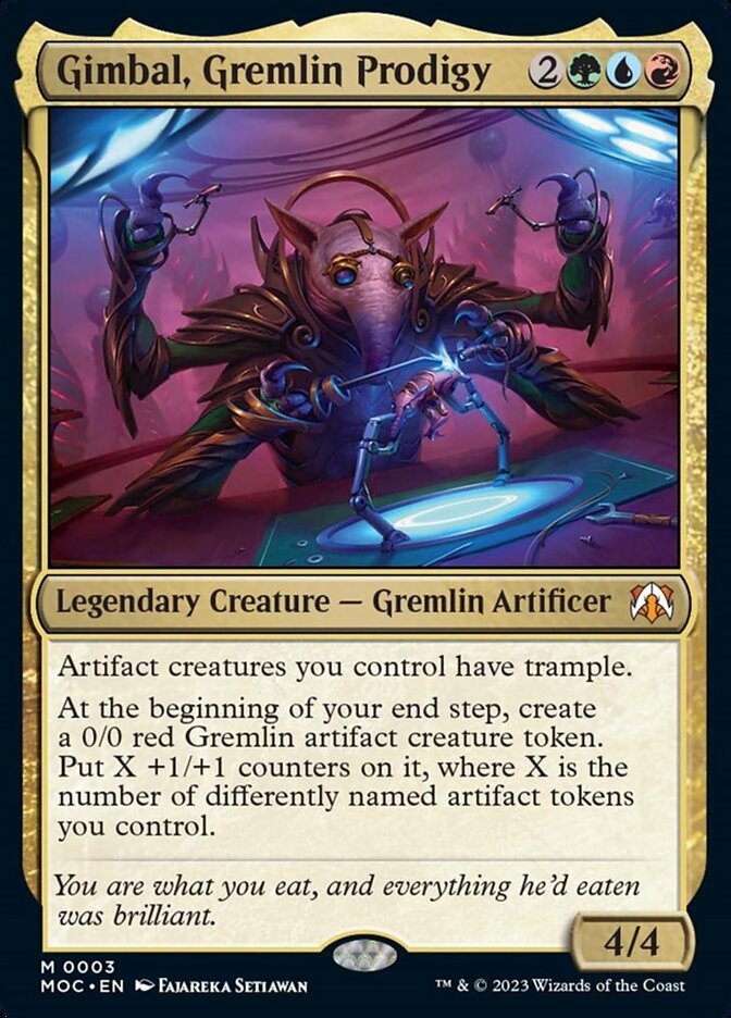 Gimbal, Gremlin Prodigy [March of the Machine Commander] | North Game Den