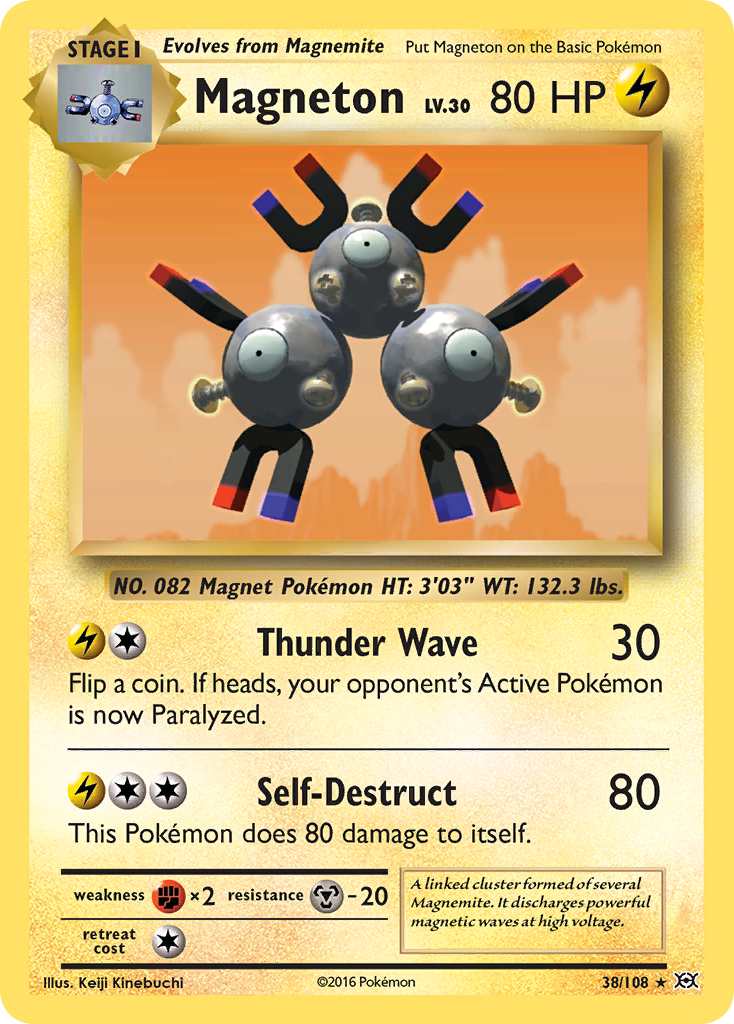 Magneton (38/108) [XY: Evolutions] | North Game Den