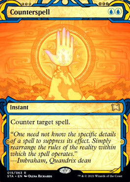 Counterspell (Etched Foil) [Strixhaven Mystical Archive] | North Game Den