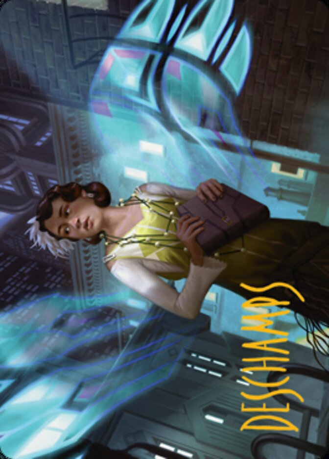 Giada, Font of Hope 1 Art Card (Gold-Stamped Signature) [Streets of New Capenna Art Series] | North Game Den